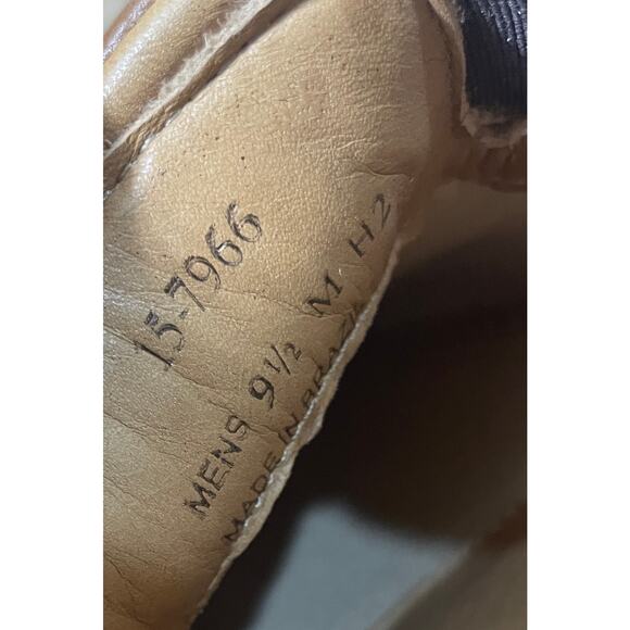 Johnston & Murphy Lewis Venetian Loafers Tan Full Grain Size 9.5 NWOB Dressy - Picture 11 of 12